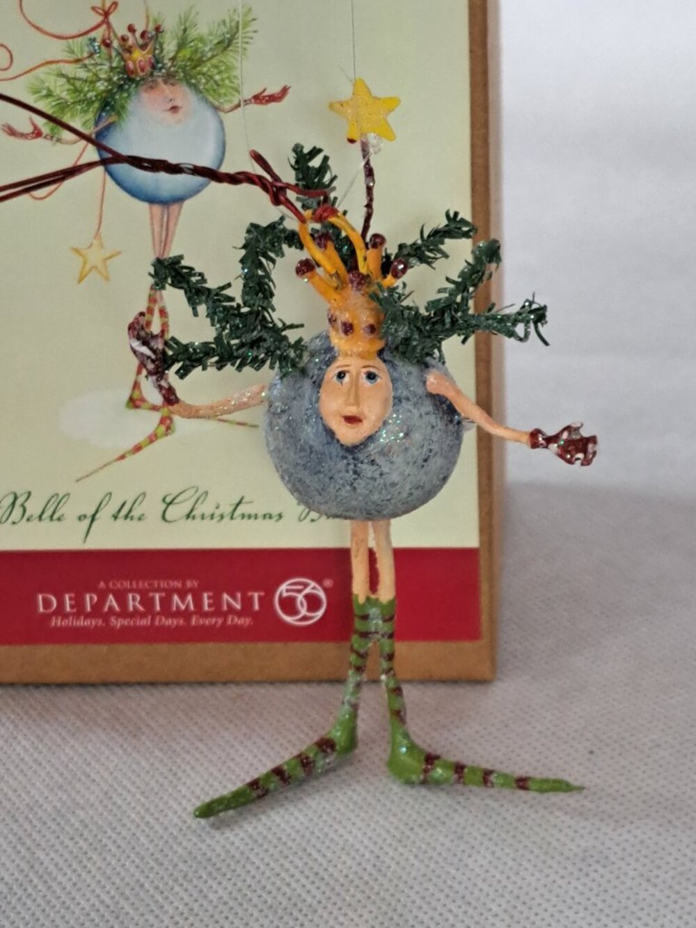 Christmas Krinkles Belle of the Christmas Ball Ornament Patience Brewster